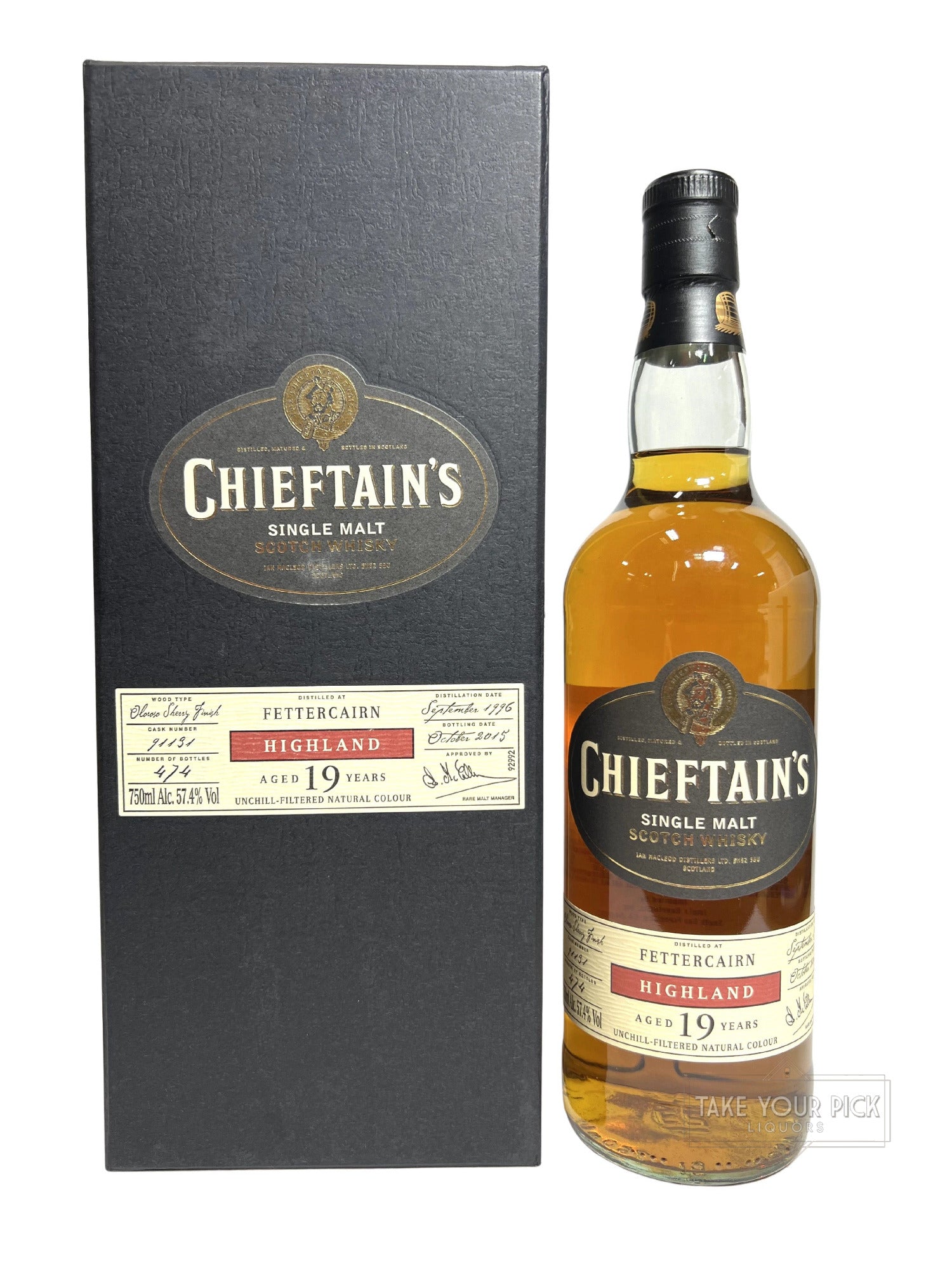 Chieftain's Fettercairn 19-year 2015 - 114.8 Proof