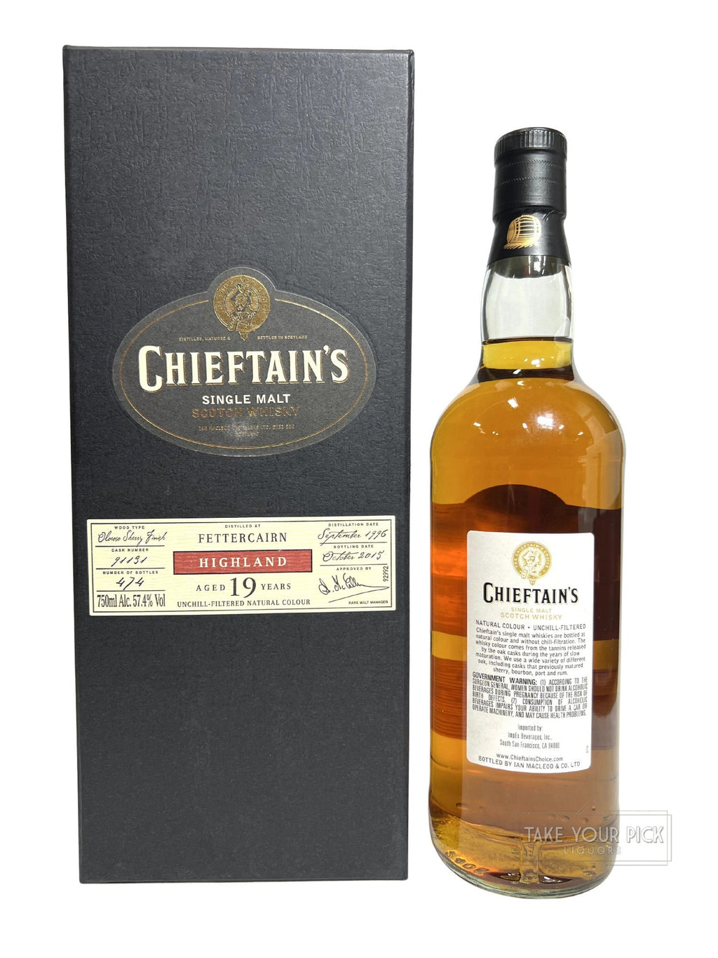 Chieftain's Fettercairn 19-year 2015 - 114.8 Proof