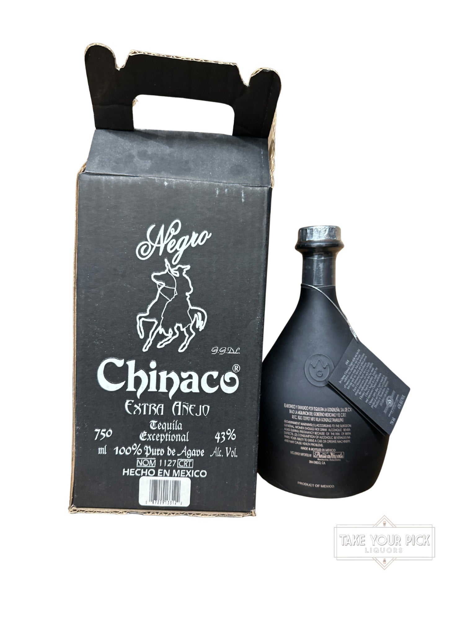Chinaco Lot #84 Chinaco Extra Anejo Tequila Negro 86 Proof 750ml