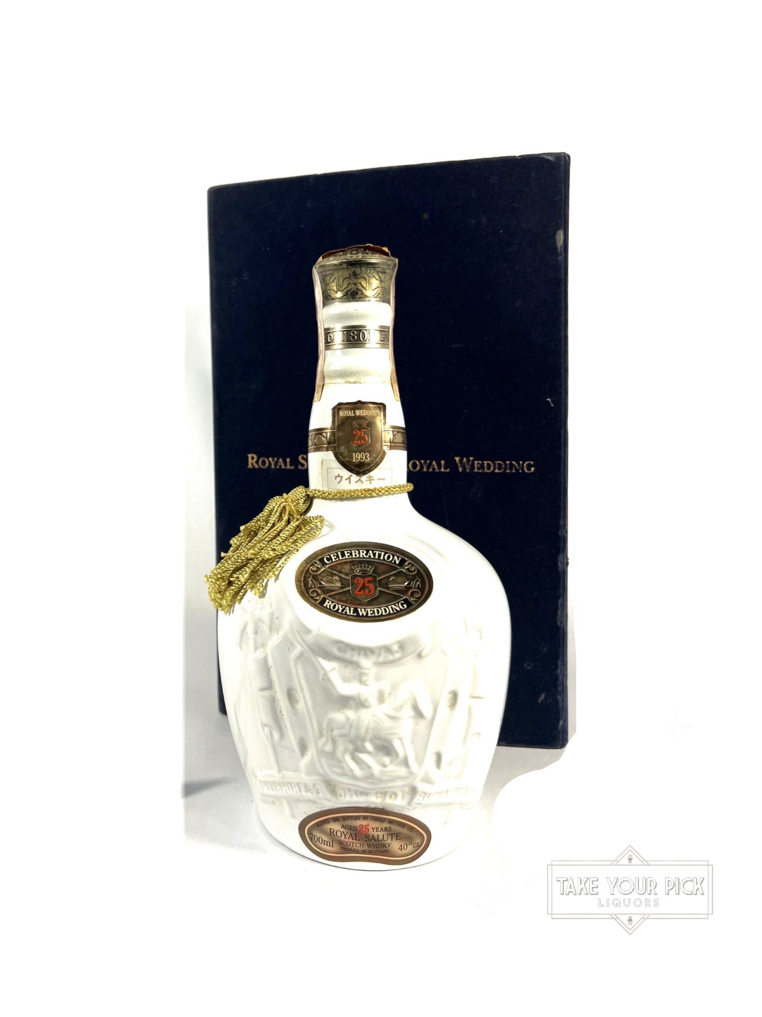 Chivas Royal Salute 25 Years Royal Wedding 1993 - 80 Proof