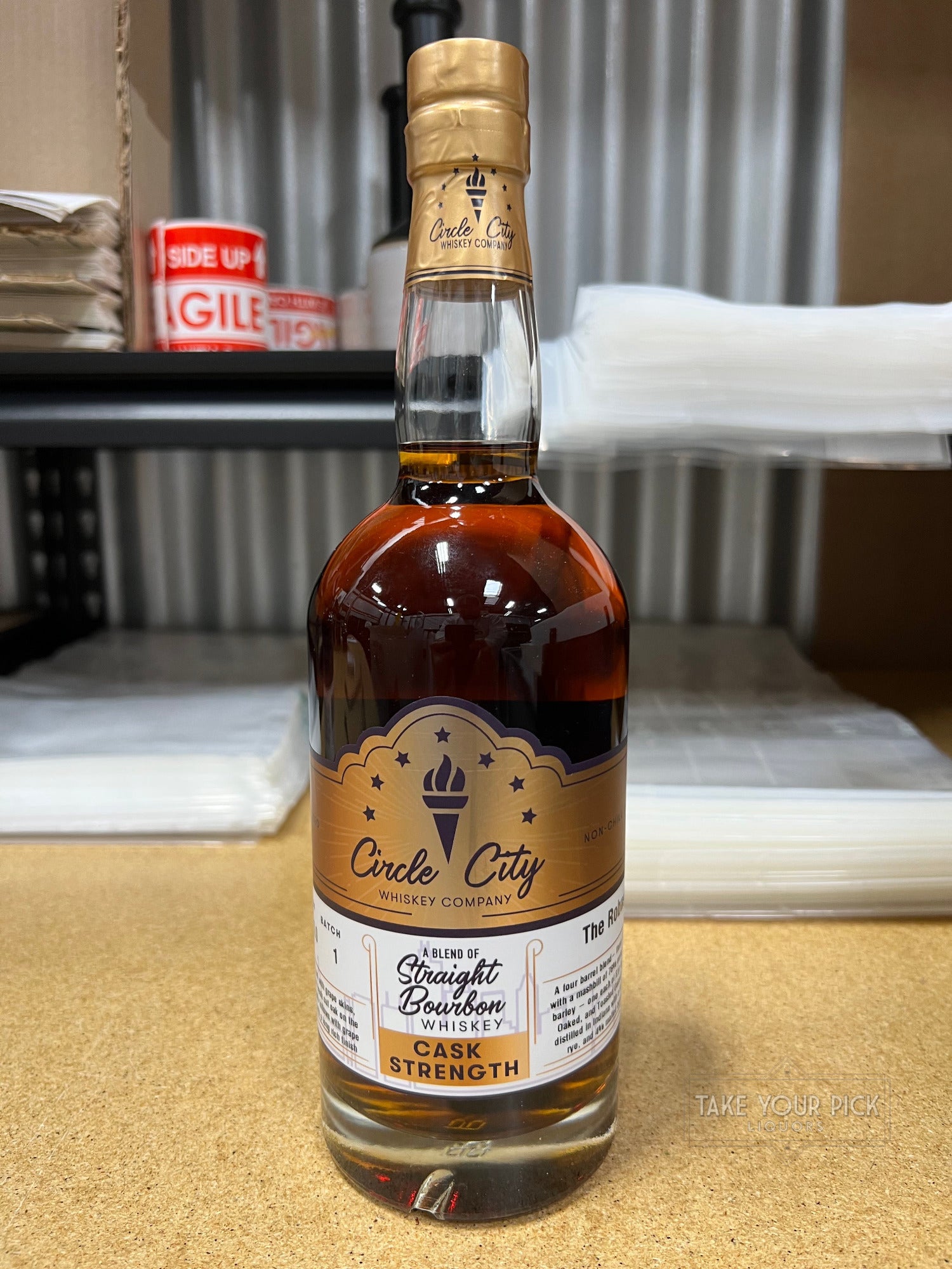 Circle City - Straignt Bourbon Cask Strength Rubusto blend - 119 Proof