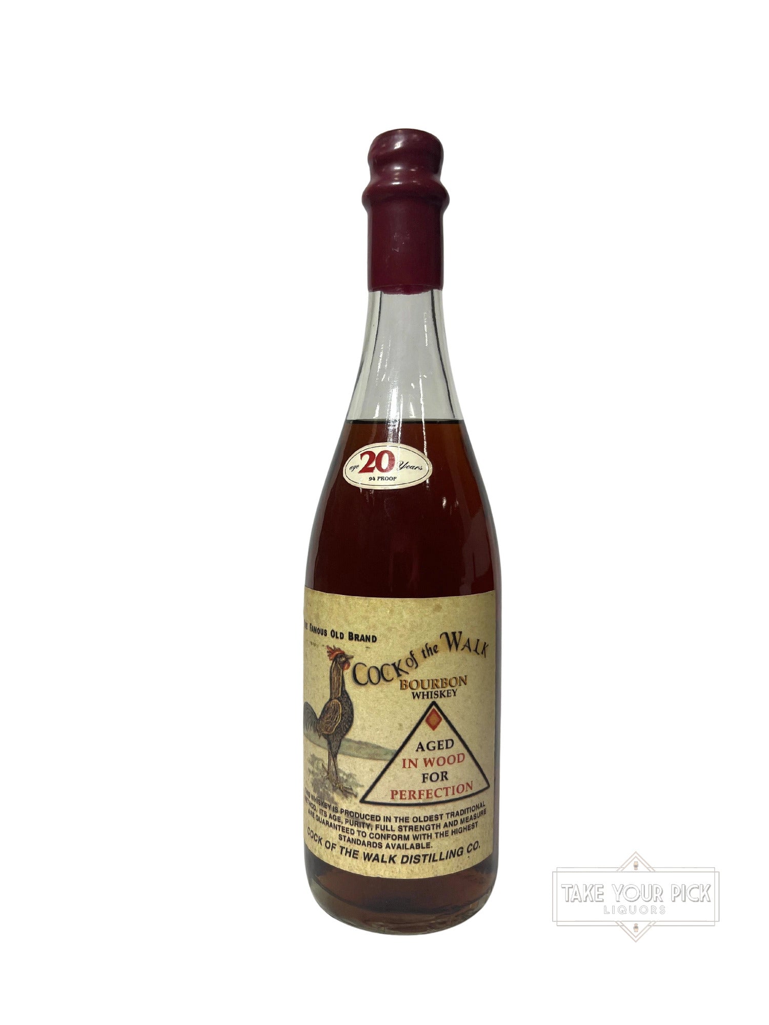 Cock of the Walk 20-year Red Wax - 94 Proof