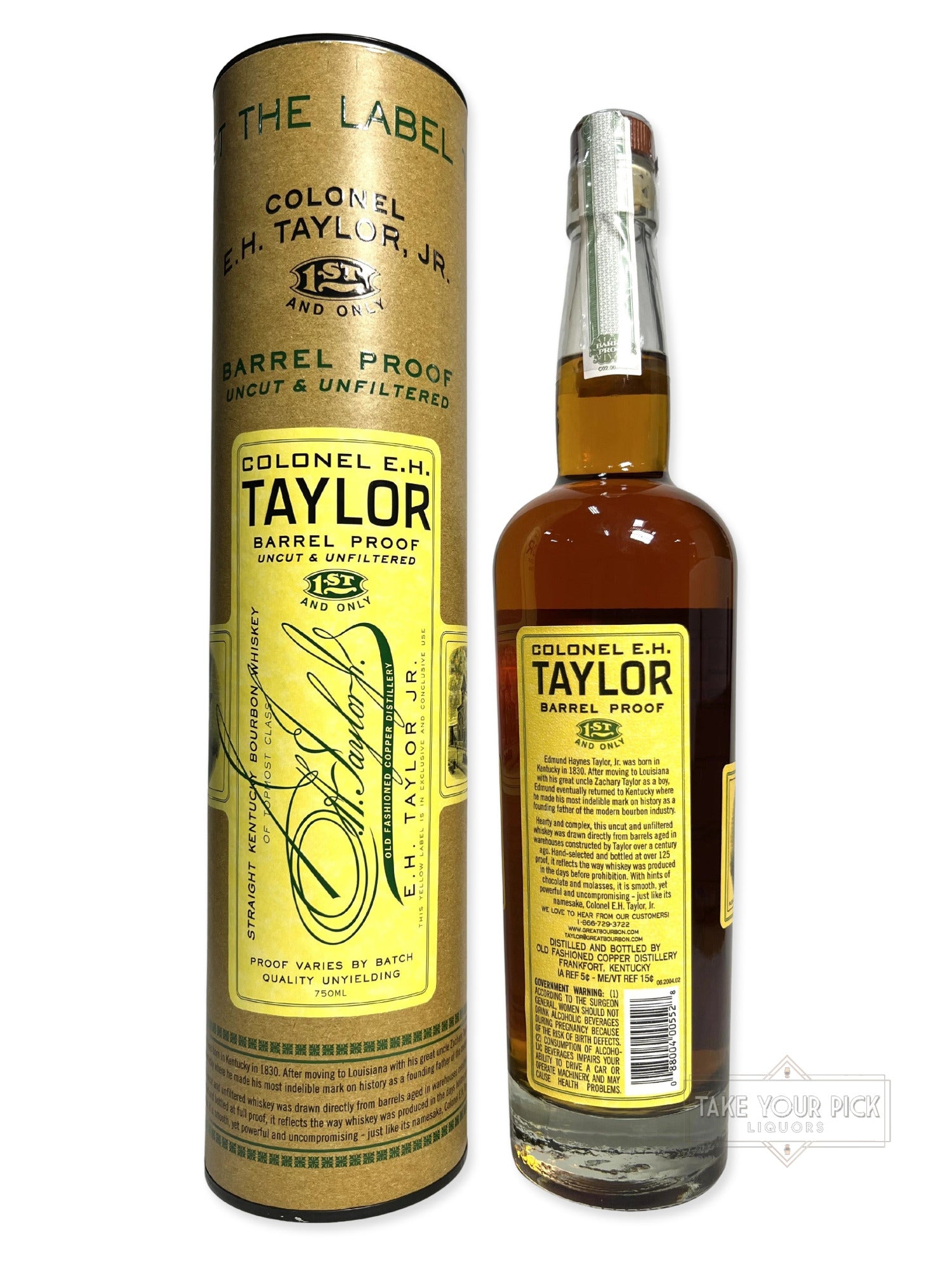 Colonel E.H. Taylor Barrel Proof Bourbon batch 13