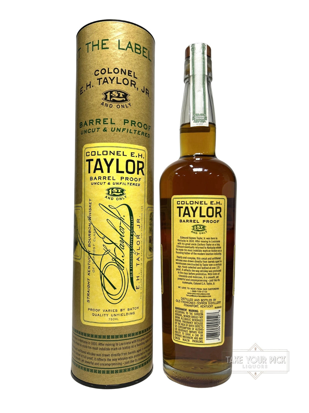 2016 Colonel E.H. Taylor Barrel Proof - 750ml 127.5 Proof (Batch 6)