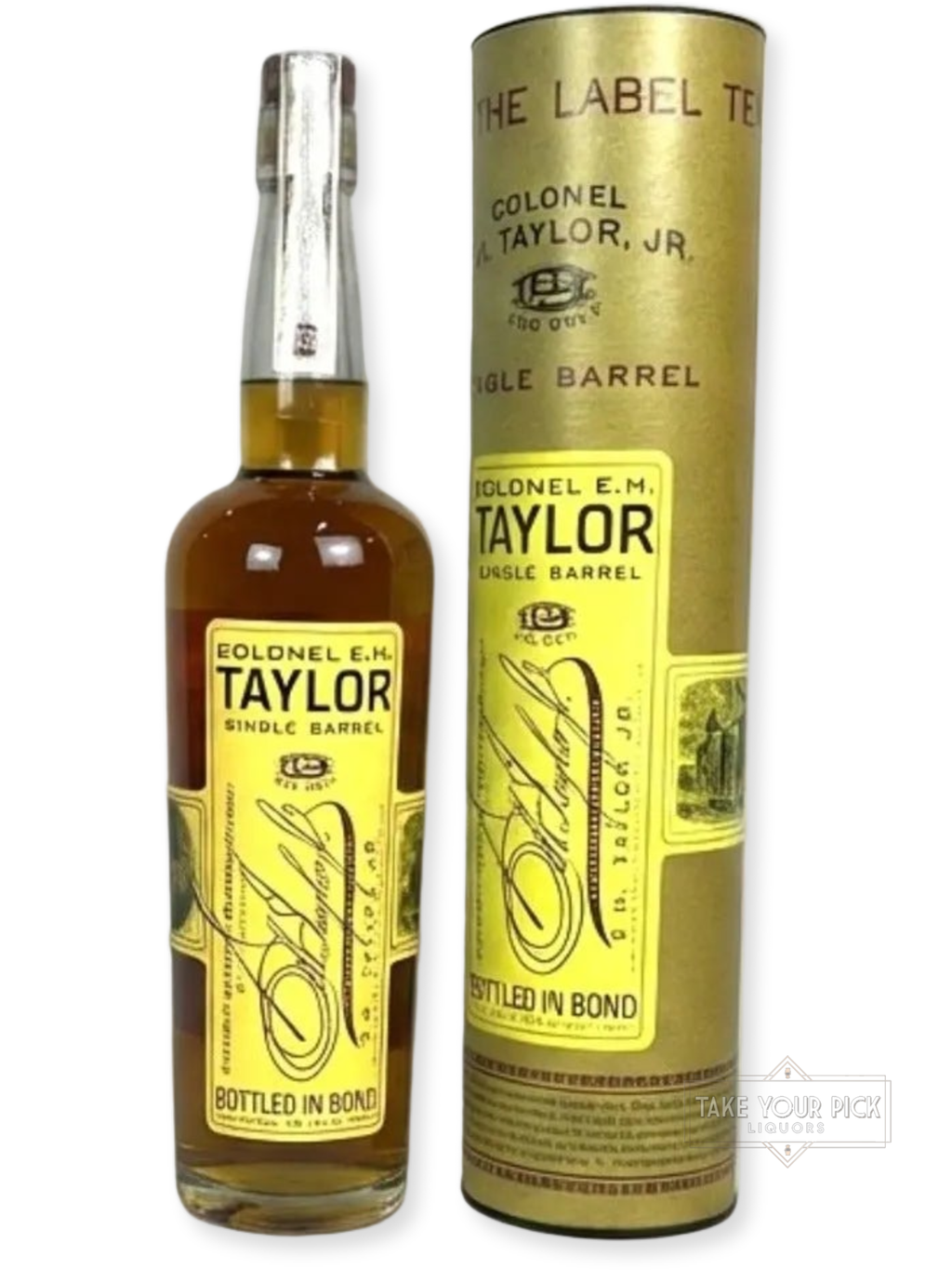 Colonel E.H. Taylor Single Barrel 2017 - 100 Proof - Bottle Front