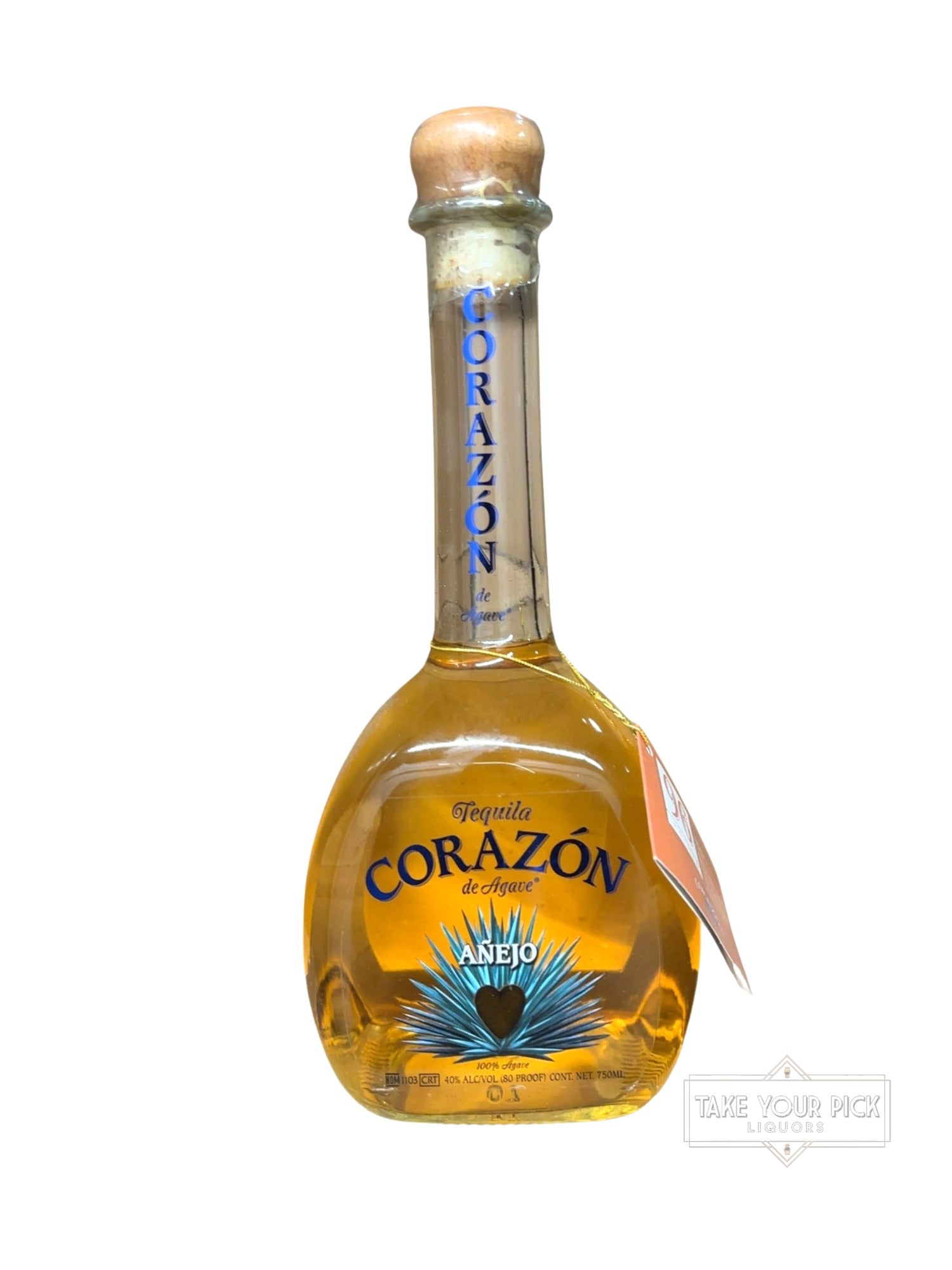Corazon de Agave Anejo Tequila 80 Proof 750ml