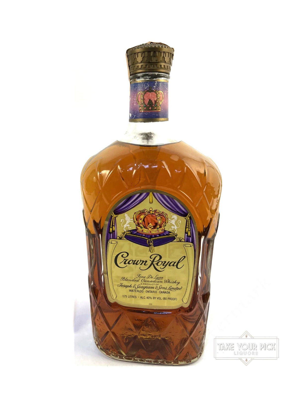 Crown Royal 1.75 Liter 1979