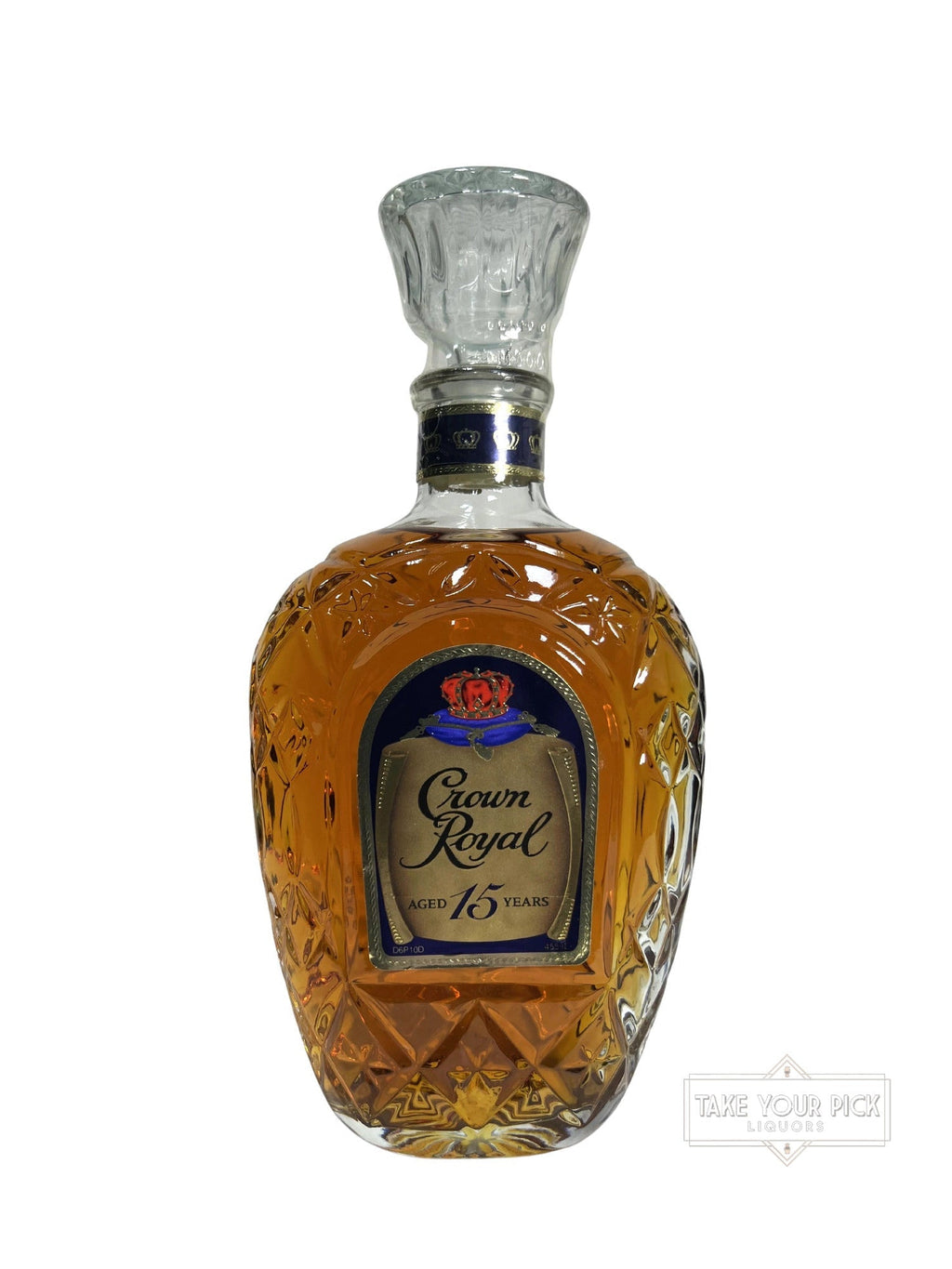 Crown Royal 15-year Paper Label 1990's - 80 Proof 750ml