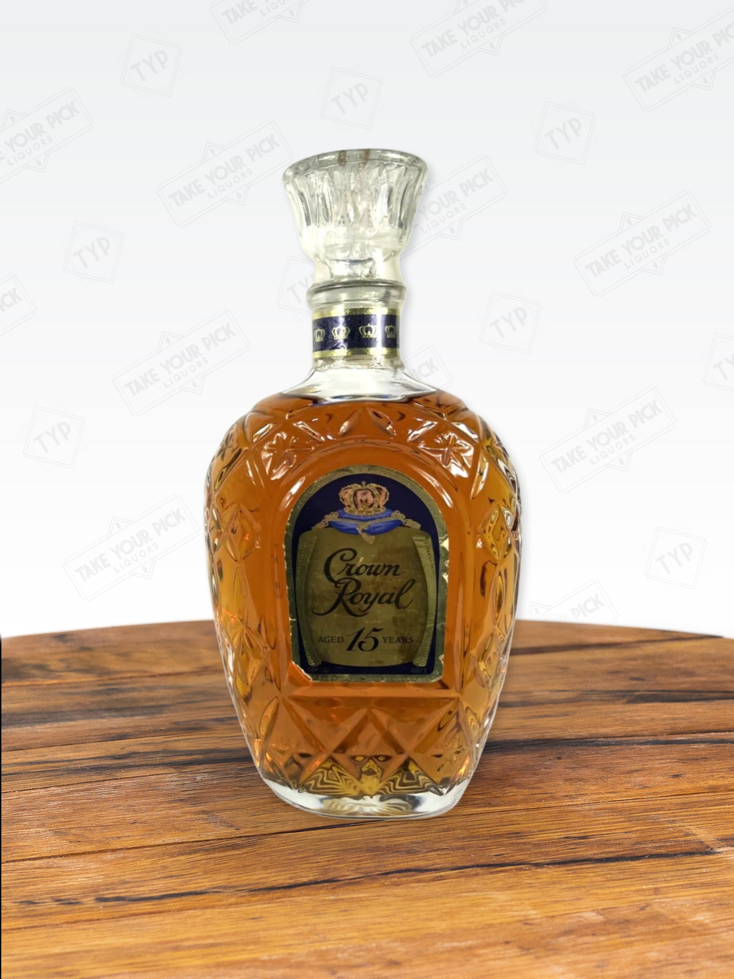 Crown Royal 15-year Paper Label 1990's