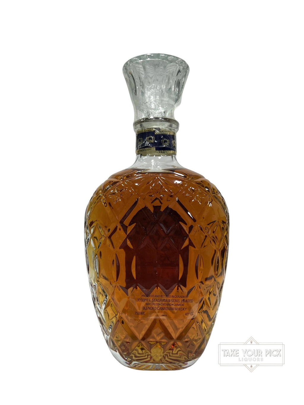 Crown Royal 15-year Paper Label 1990's - 80 Proof 750ml