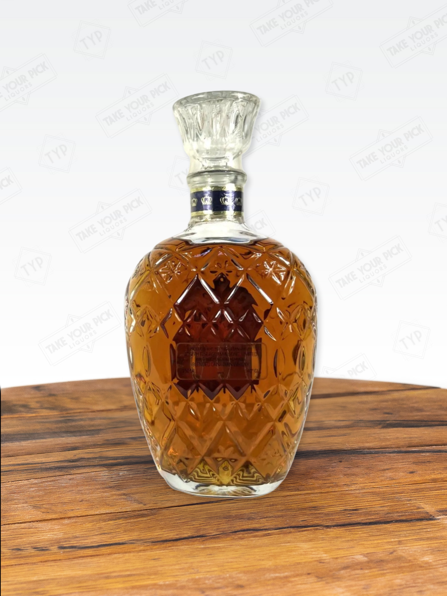 Crown Royal 15-year Paper Label 1990's