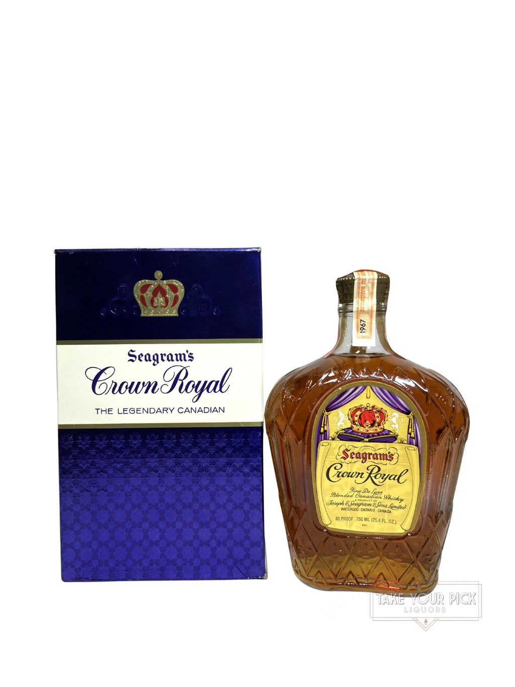 Crown Royal 1967 with box