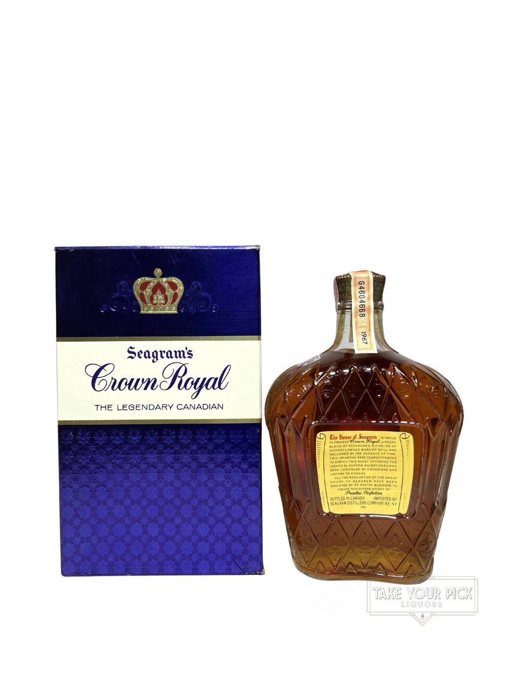 Crown Royal 1967 with box