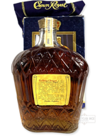 Crown Royal 1968 with bag and box - 80 Proof - Bottle Back