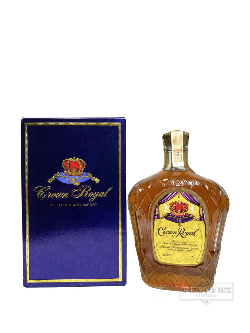 Crown Royal 1971 with box