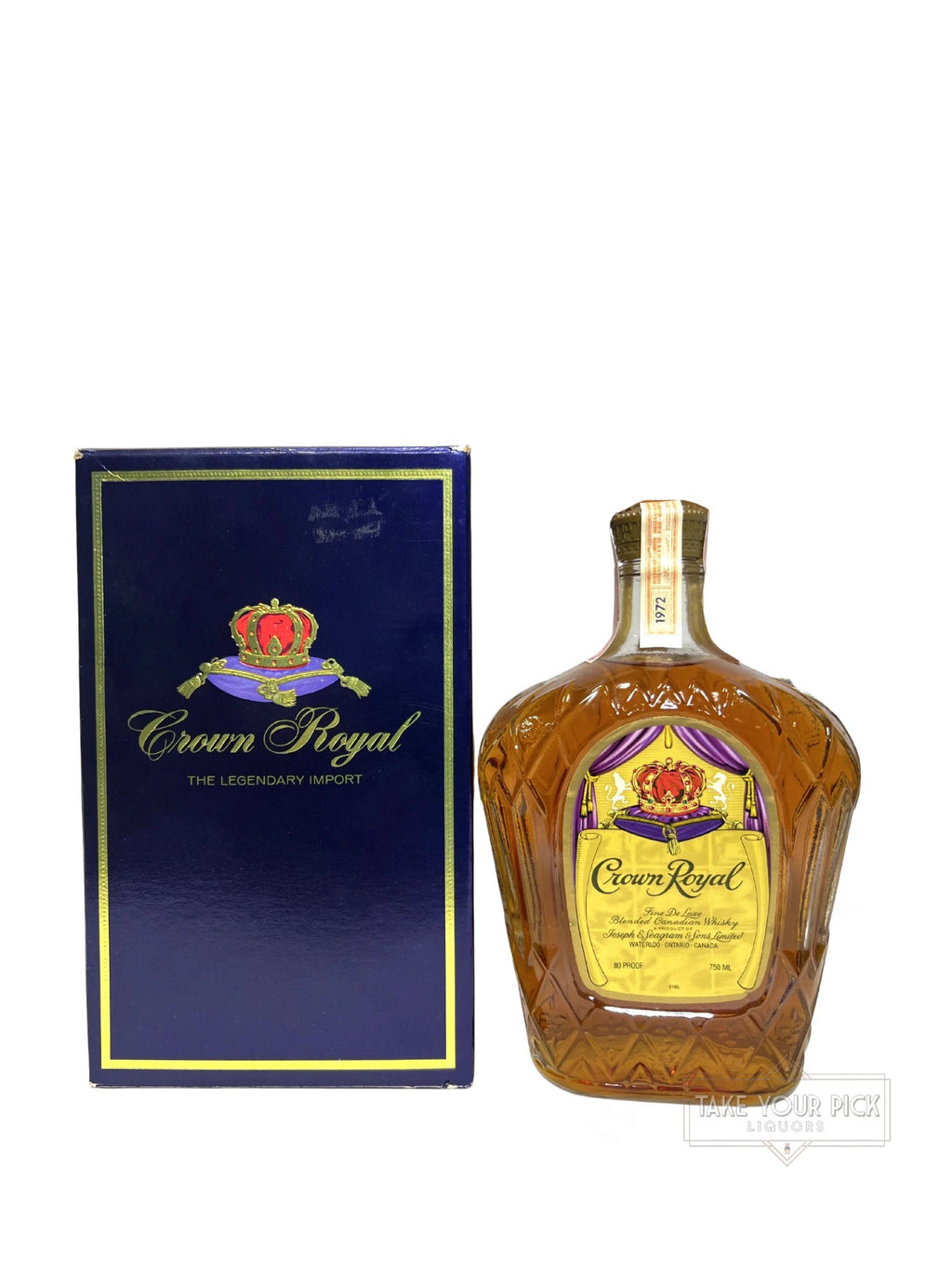 Crown Royal 1973 with box