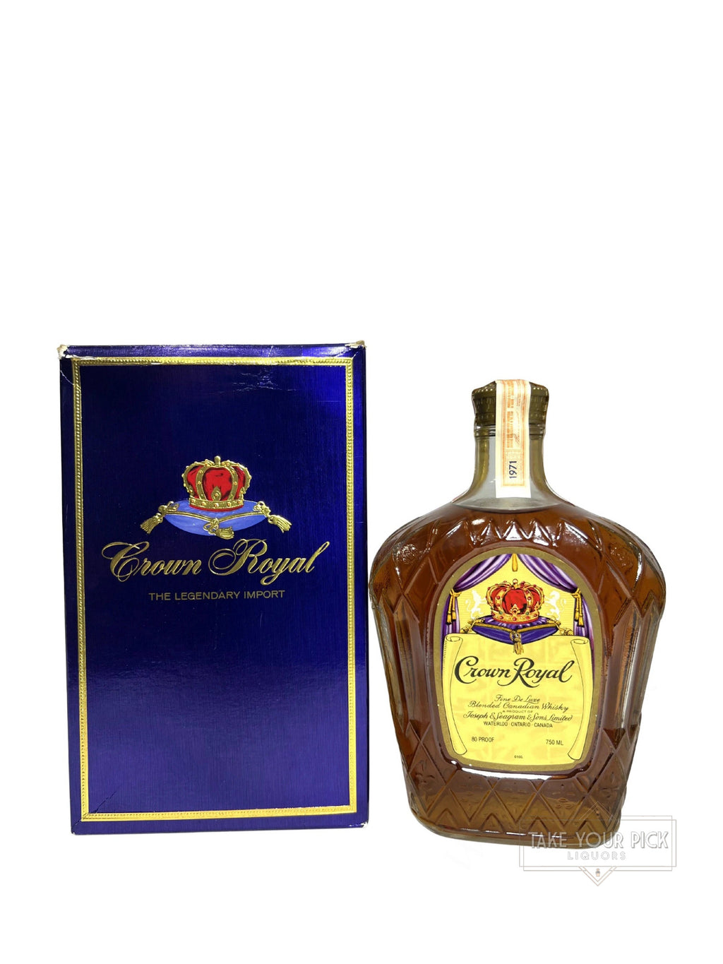 Crown Royal 1973 with box