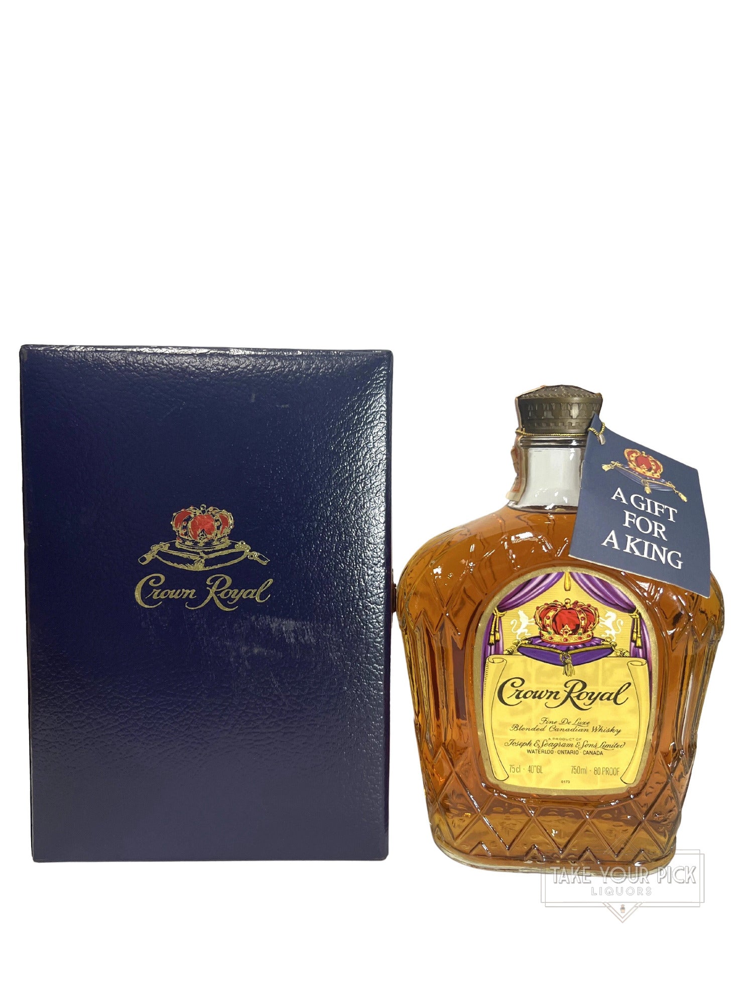 Crown Royal 1977 Gift for a King - 80 Proof