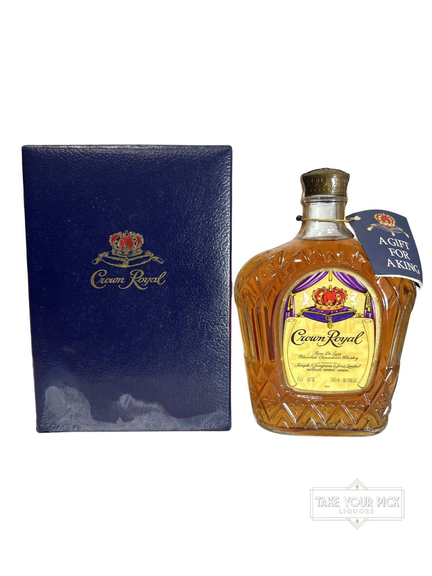 Crown Royal 1978 Gift for a King - 80 Proof