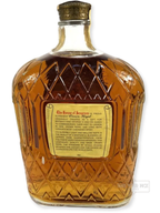 Crown Royal 1979 - 80 Proof - Bottle Back