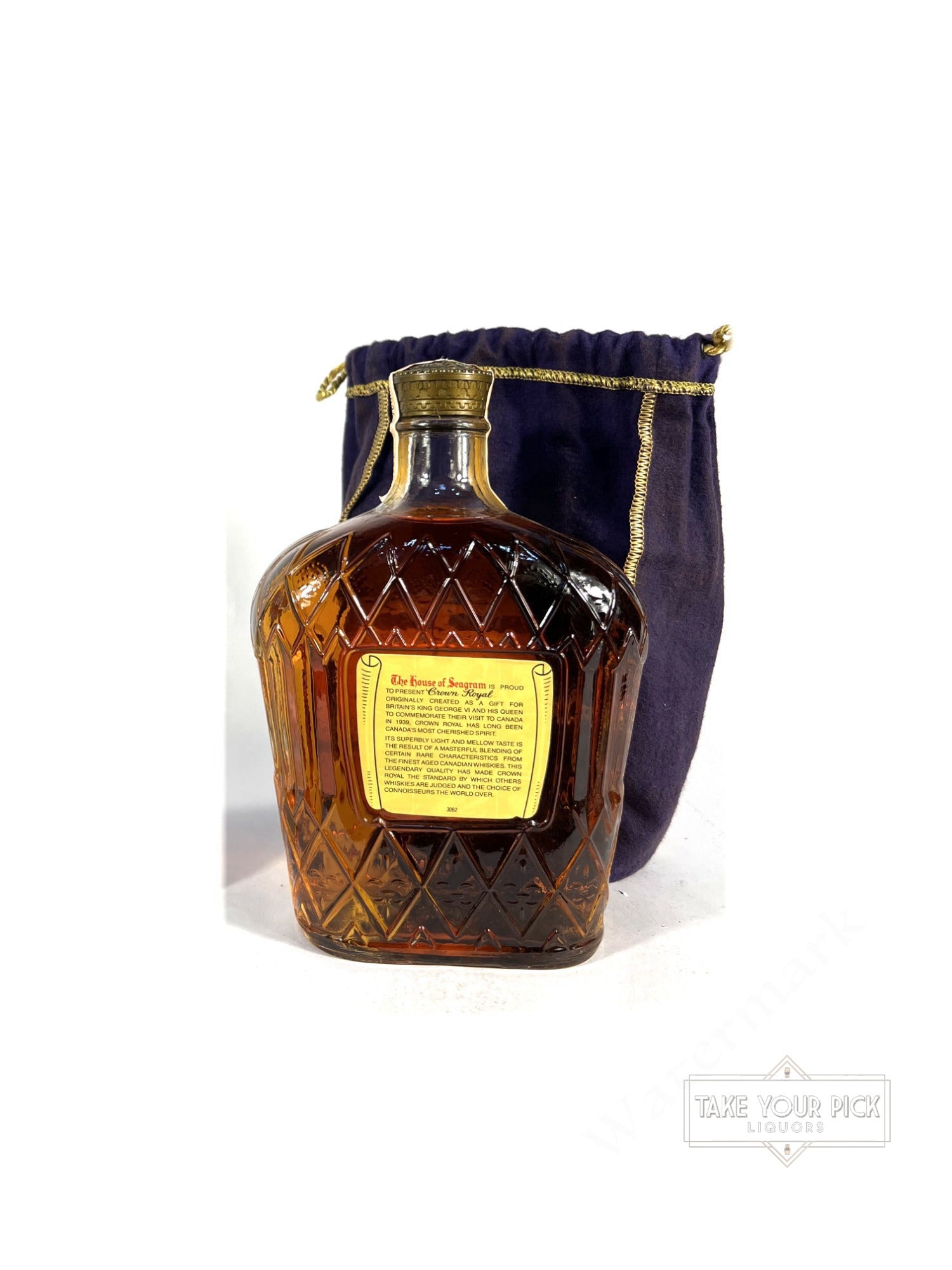 Crown Royal 1979 750ml with bag - 80 Proof