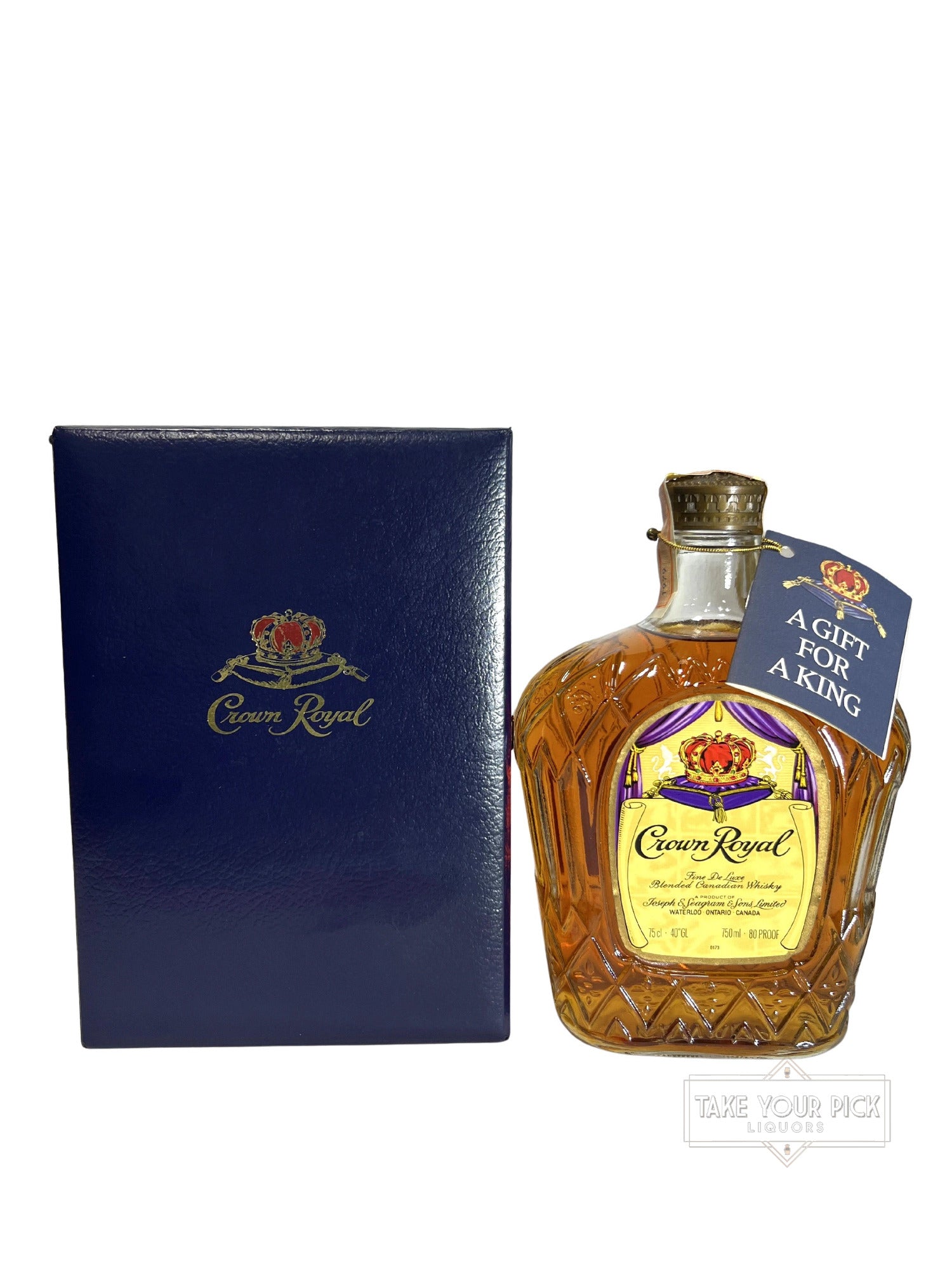 Crown Royal 1979 Gift for a King - 80 Proof