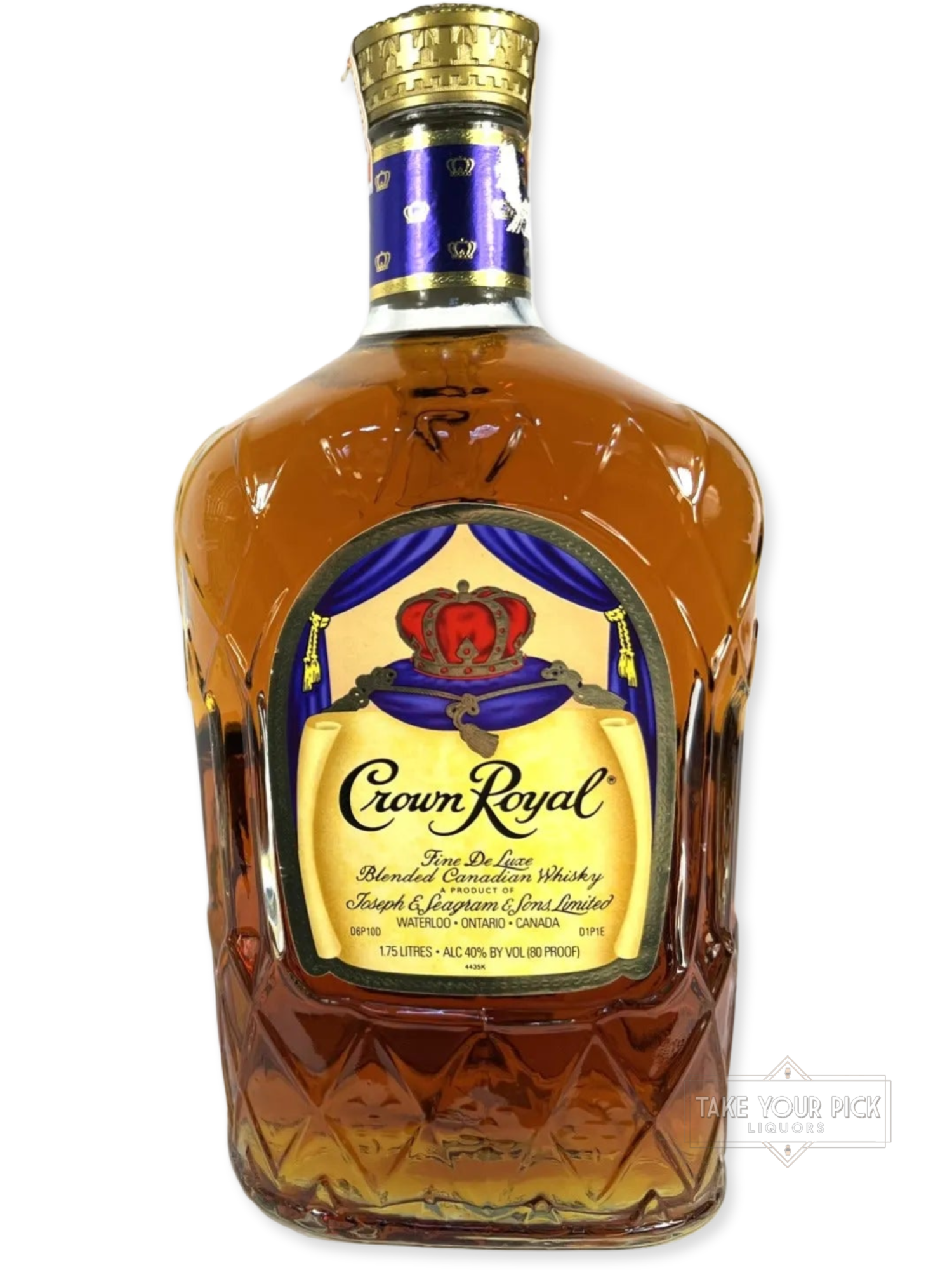 Crown Royal 1981 1.75 Liter - 80 Proof - Bottle Front