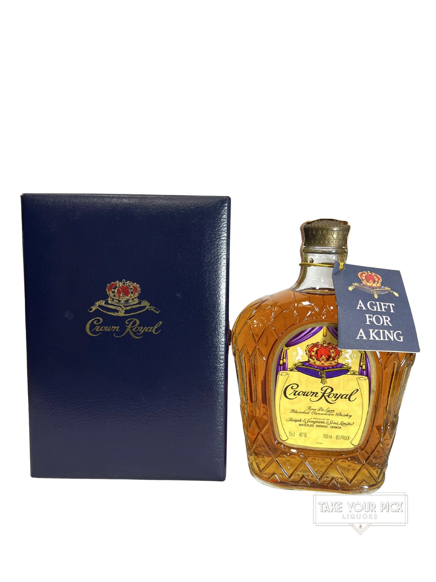 Crown Royal 1981 Gift for a King - 80 Proof
