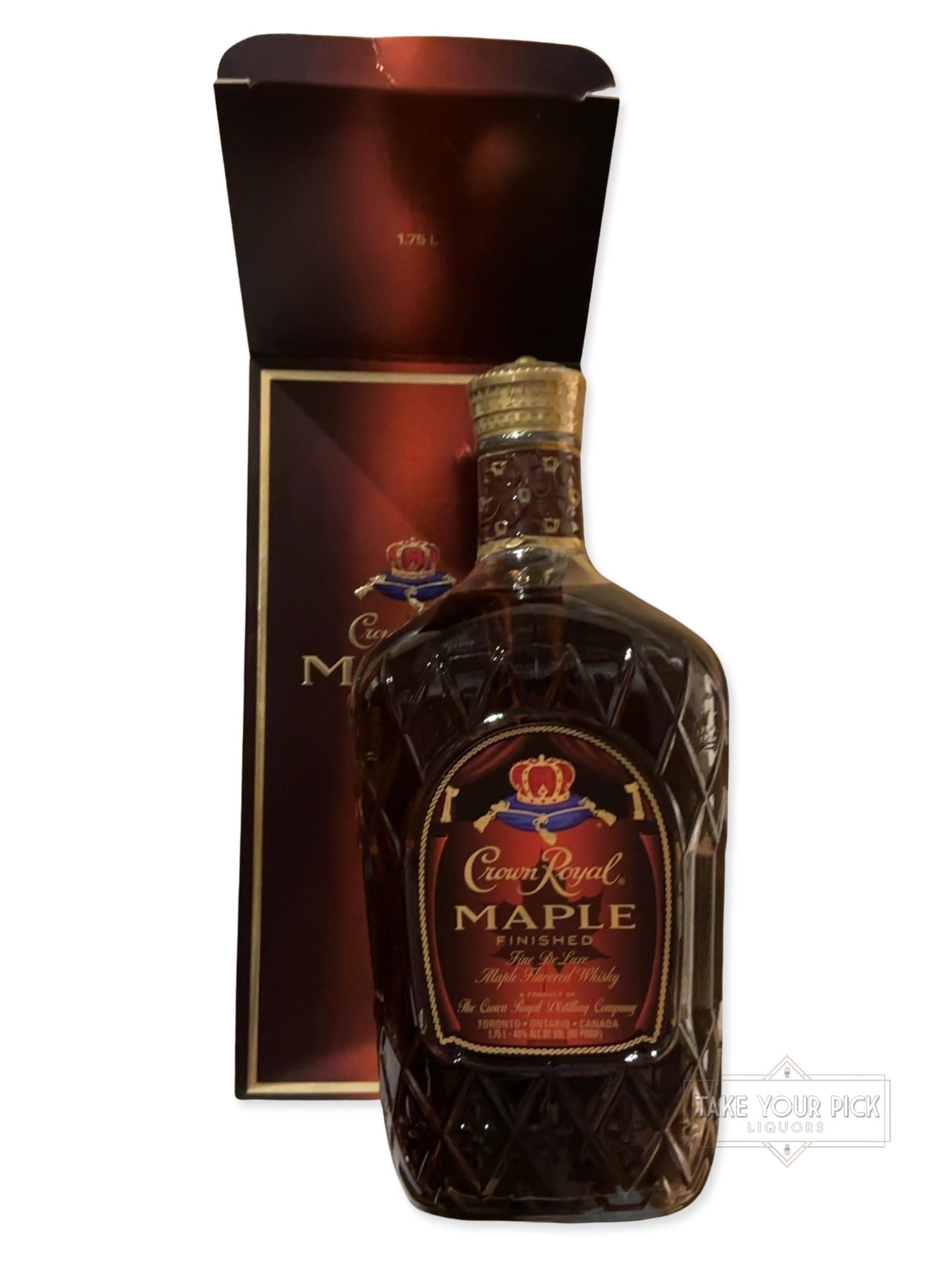 Crown Royal Distilling Company Crown Royal Maple Finished Fine De Luxe Maple Flavored Whisky 80 Proof