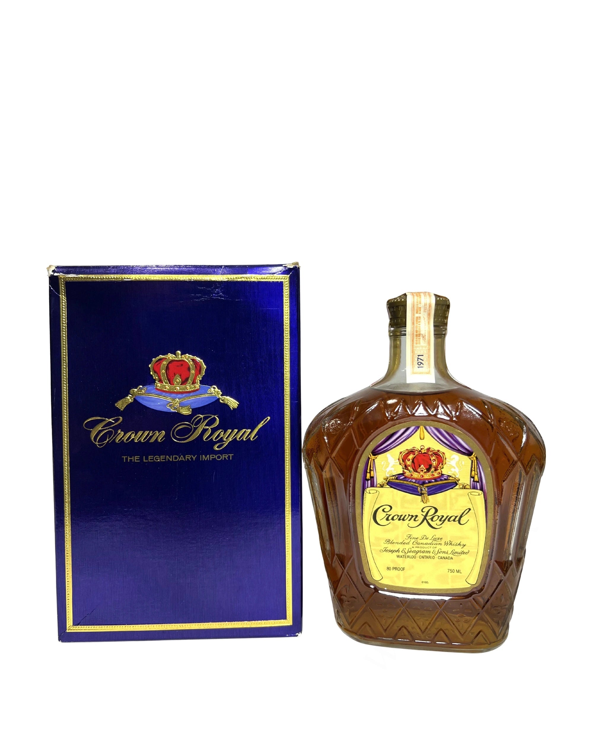 Crown Royal 1973 with box