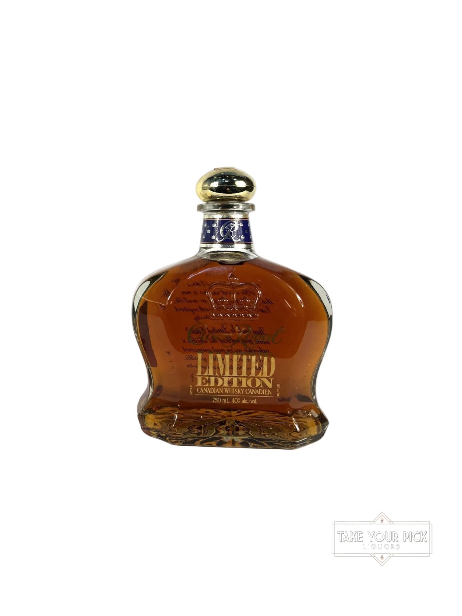 Crown Royal Limited Edition 1979 (no box) - 80 Proof