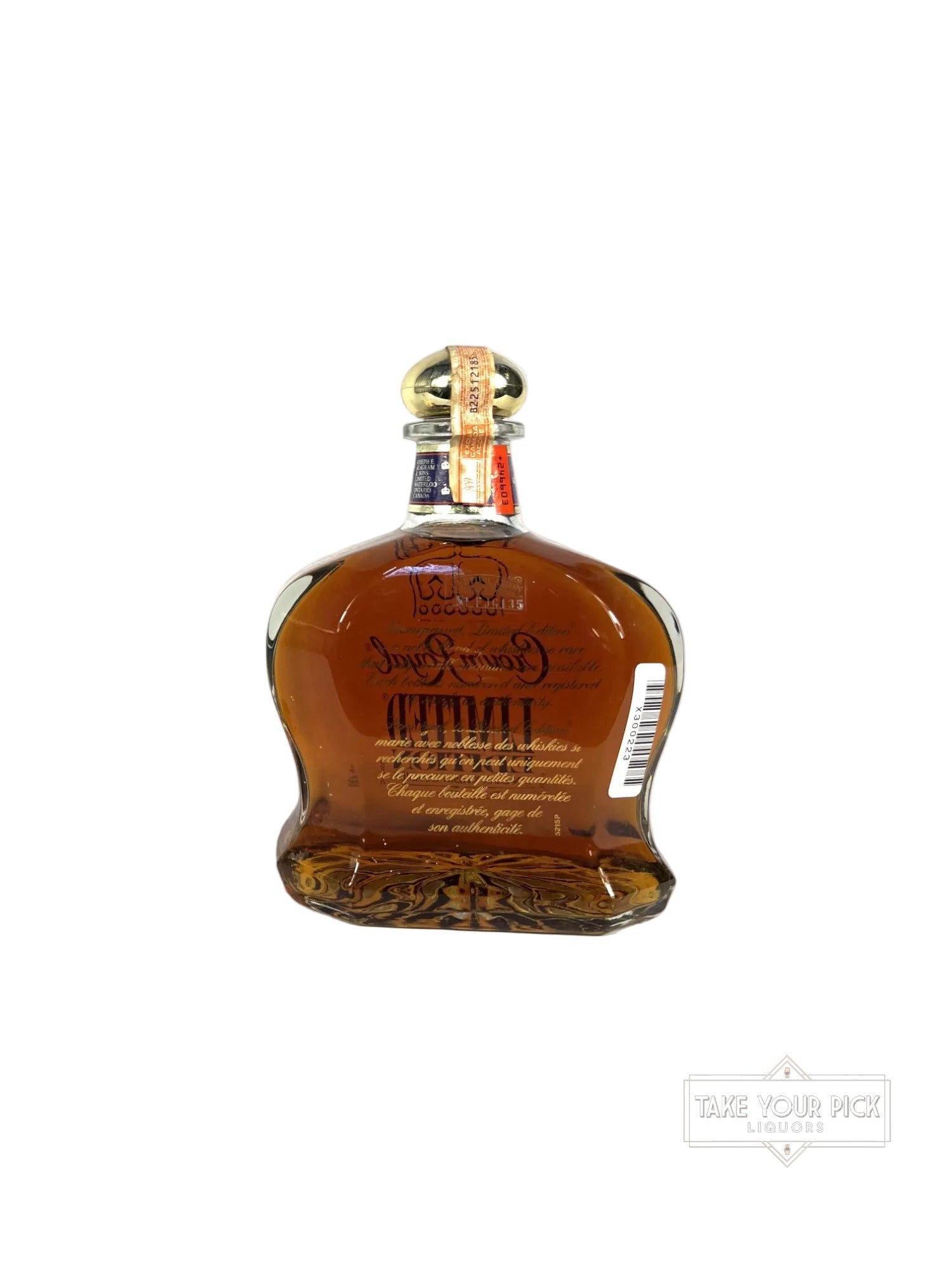 Crown Royal Limited Edition 1979 (no box) - 80 Proof