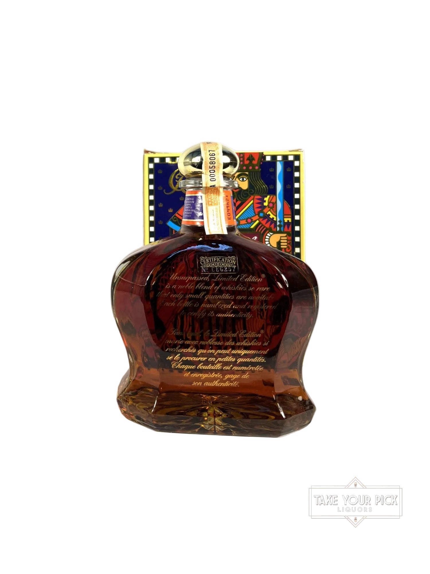 Crown Royal Limited Edition Poker Set 1976 - 80 Proof