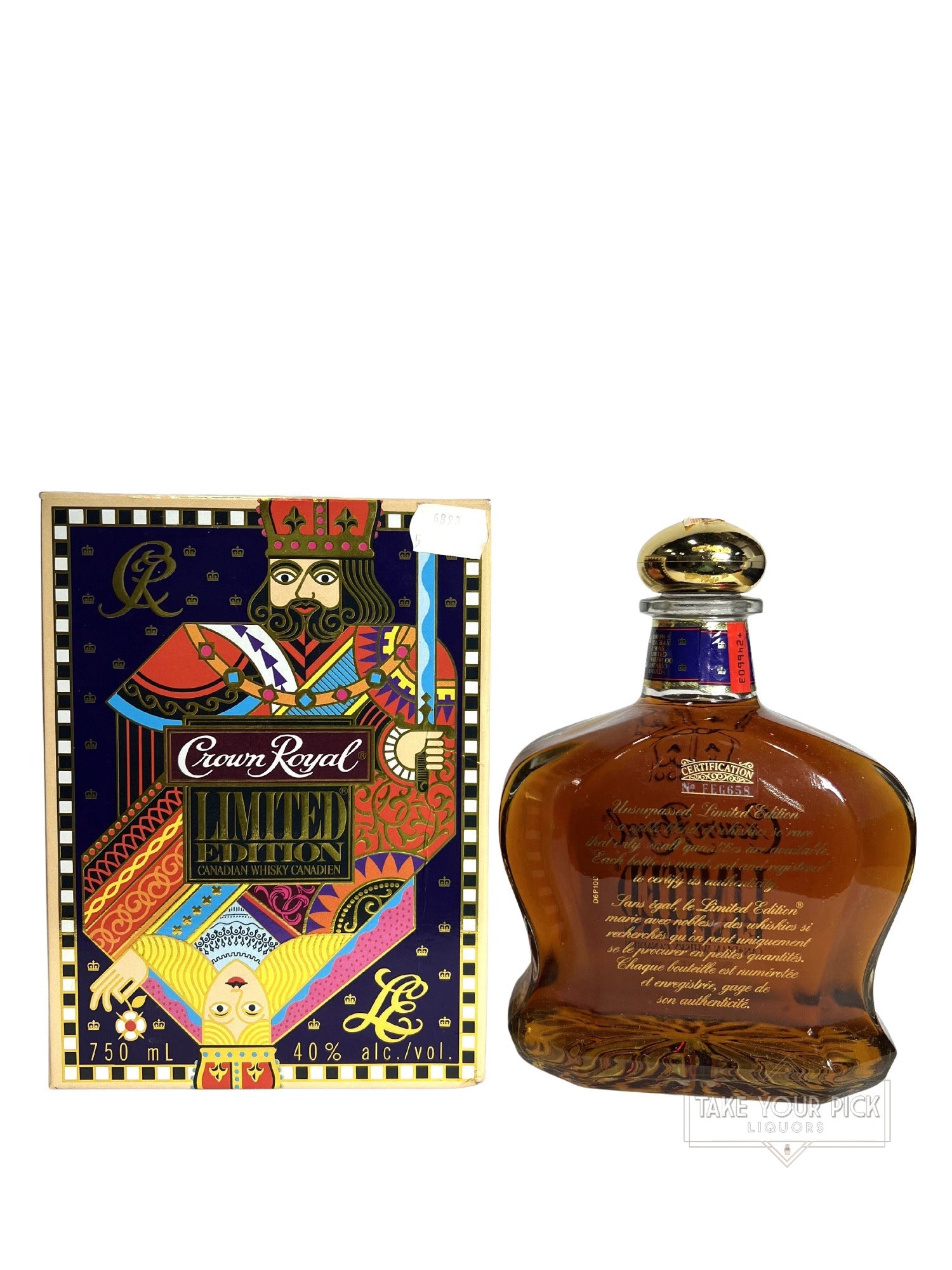 Crown Royal Limited Edition Poker Set 1978 - 80 Proof
