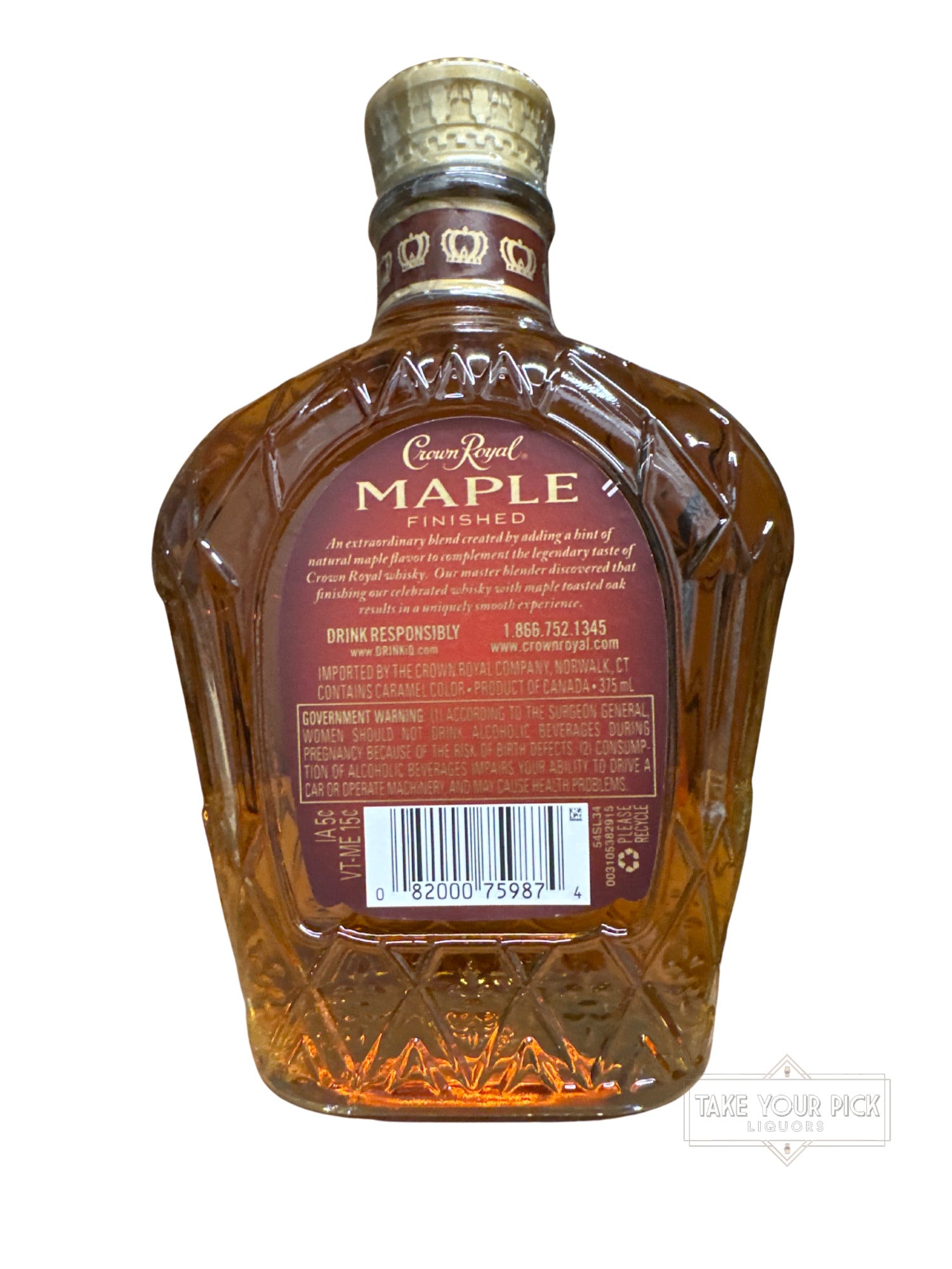 Crown Royal Maple Finished 80 Proof 80 Proof 375ml