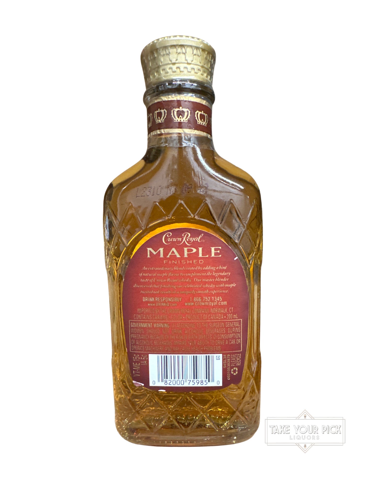 Crown Royal Maple Whisky 80 Proof 200ml