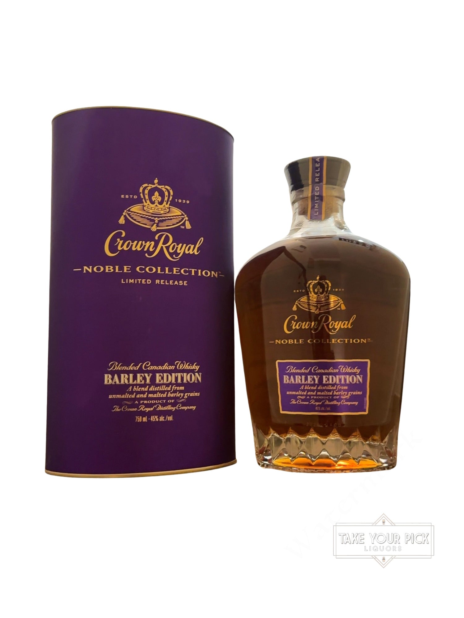 Crown Royal Noble Collection Barley Edition 90 Proof