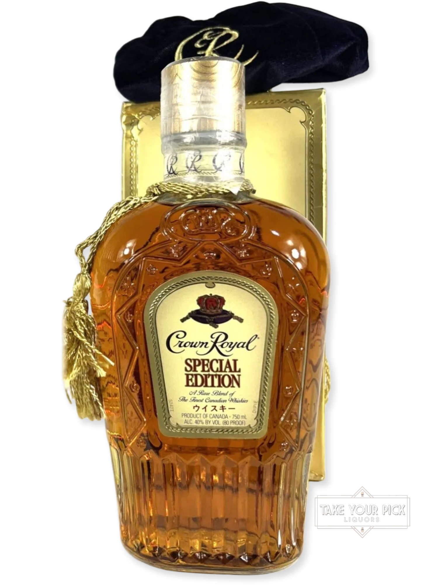 Crown Royal Special Edition 1990's - 80 Proof - Bottle Front