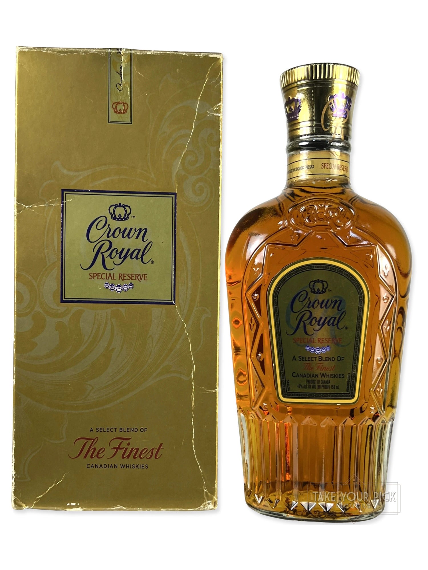 Crown Royal Special Reserve 1990's with box
