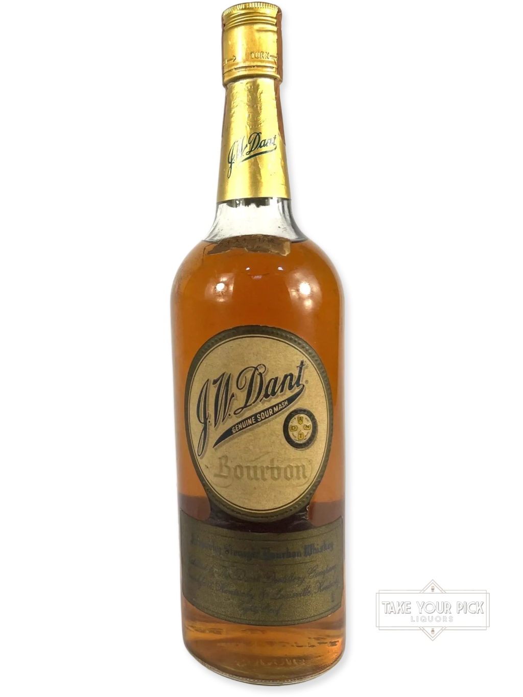 Dant Bourbon 1970's - 80 Proof - Bottle Front