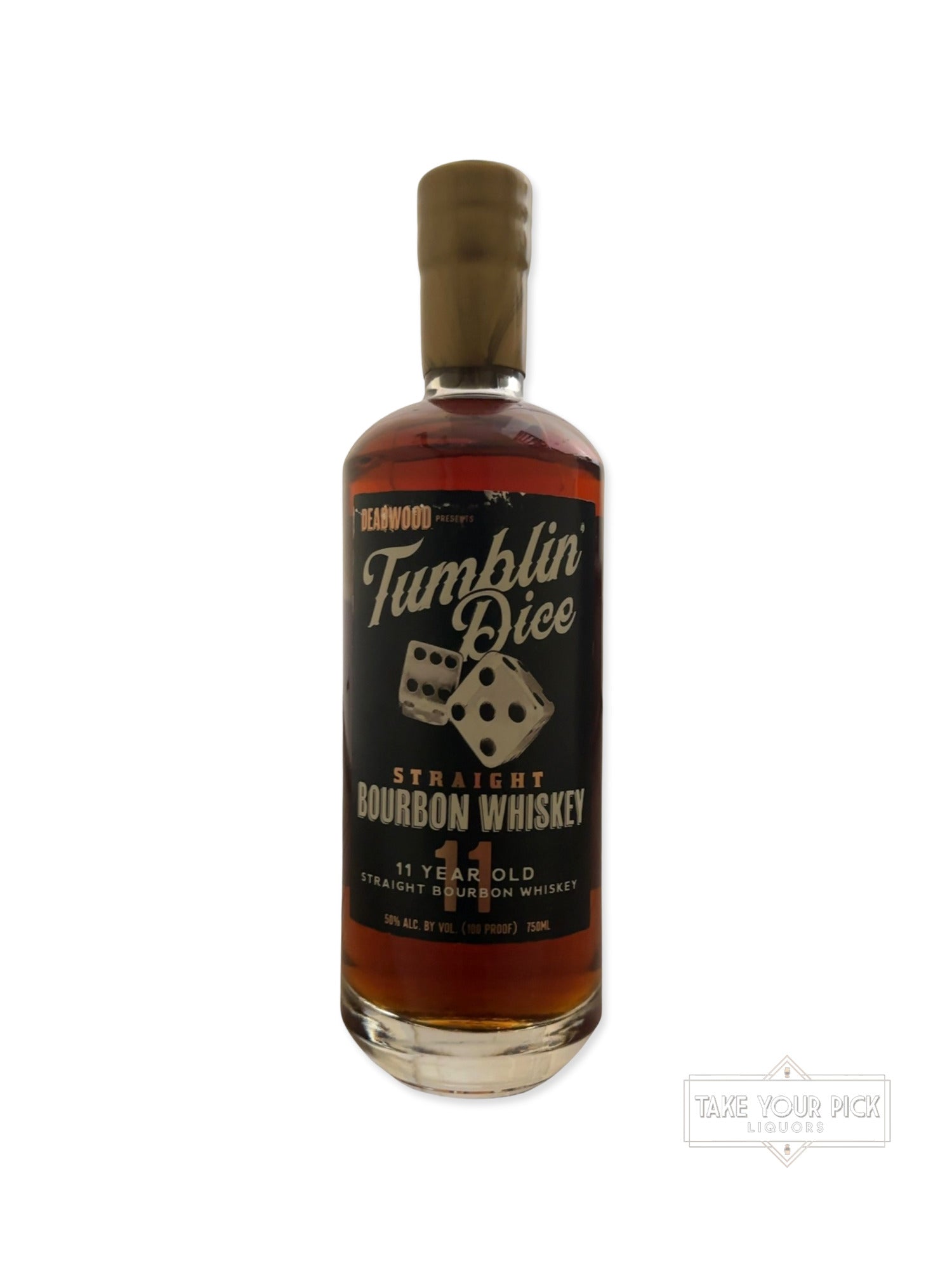 Deadwood Presents MGP Tumblin' Dice Straight Bourbon Whiskey 100 Proof