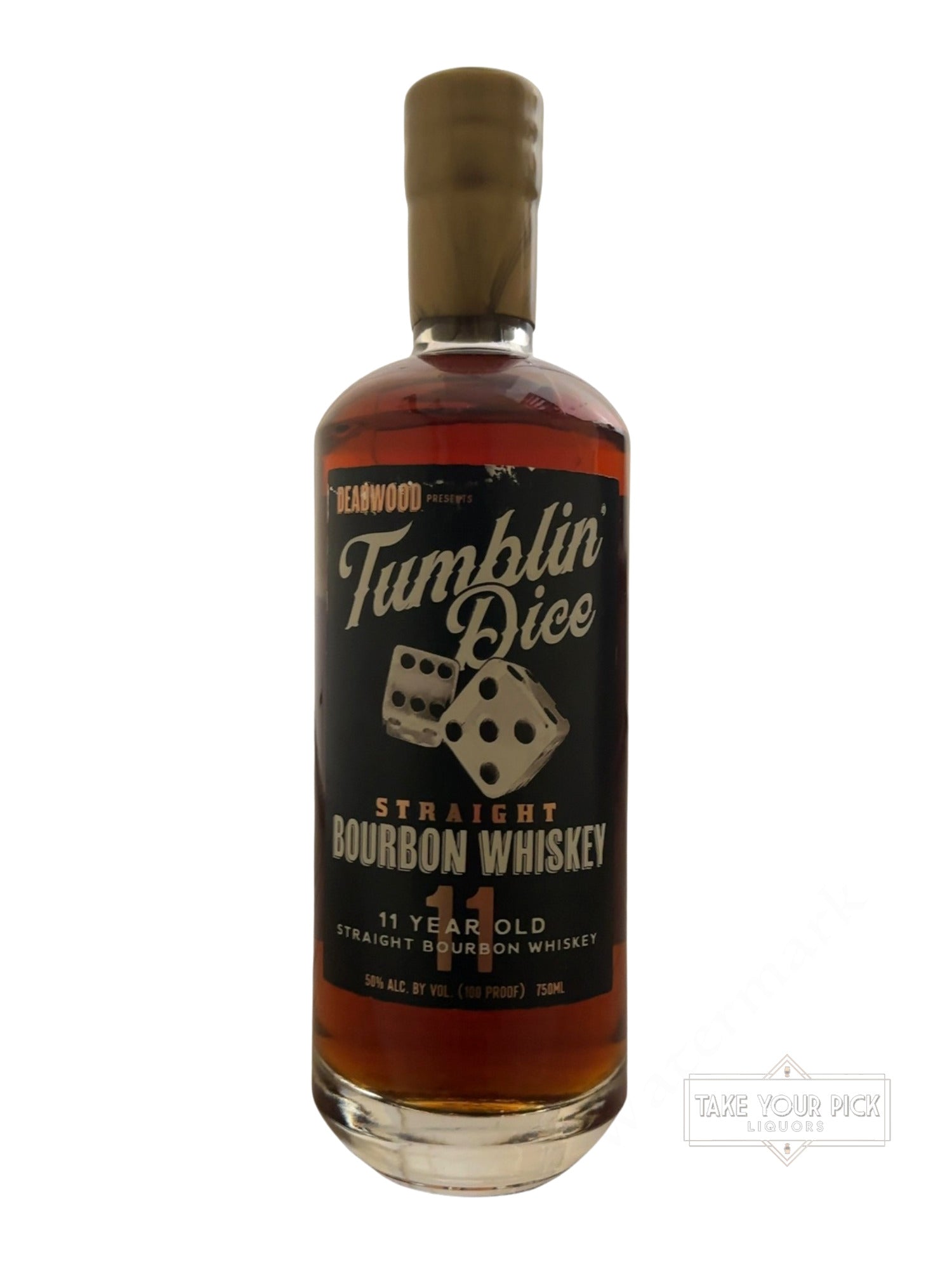 Deadwood Presents MGP Tumblin' Dice Straight Bourbon Whiskey 100 Proof