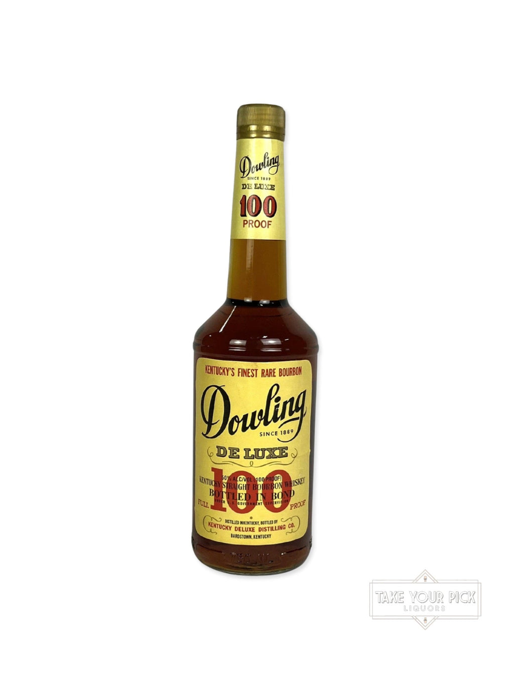 Dowling De Luxe BIB 1994 (pre-fire) - 100 Proof