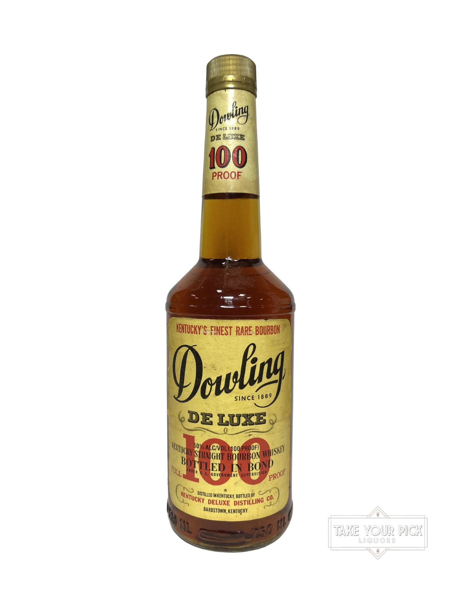 Dowling De Luxe BIB 1994 (pre-fire) - 100 Proof