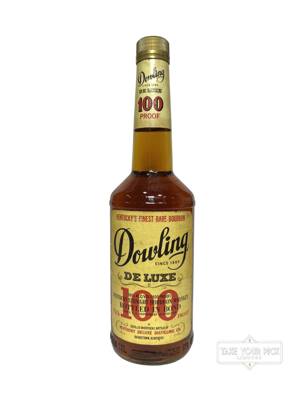 Dowling De Luxe BIB 1994 (pre-fire) - 100 Proof