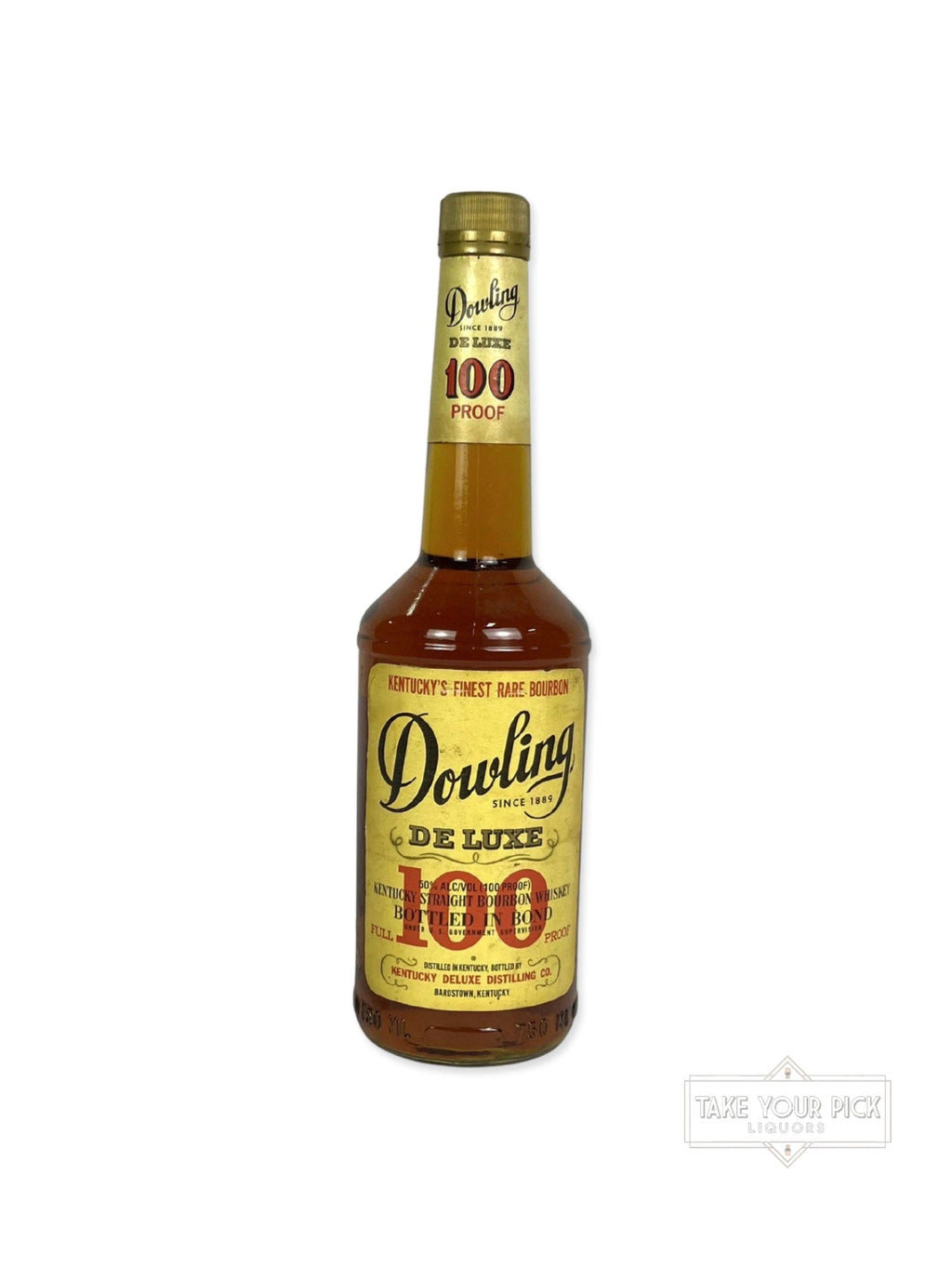 Dowling De Luxe BIB 1994 (pre-fire) - 100 Proof