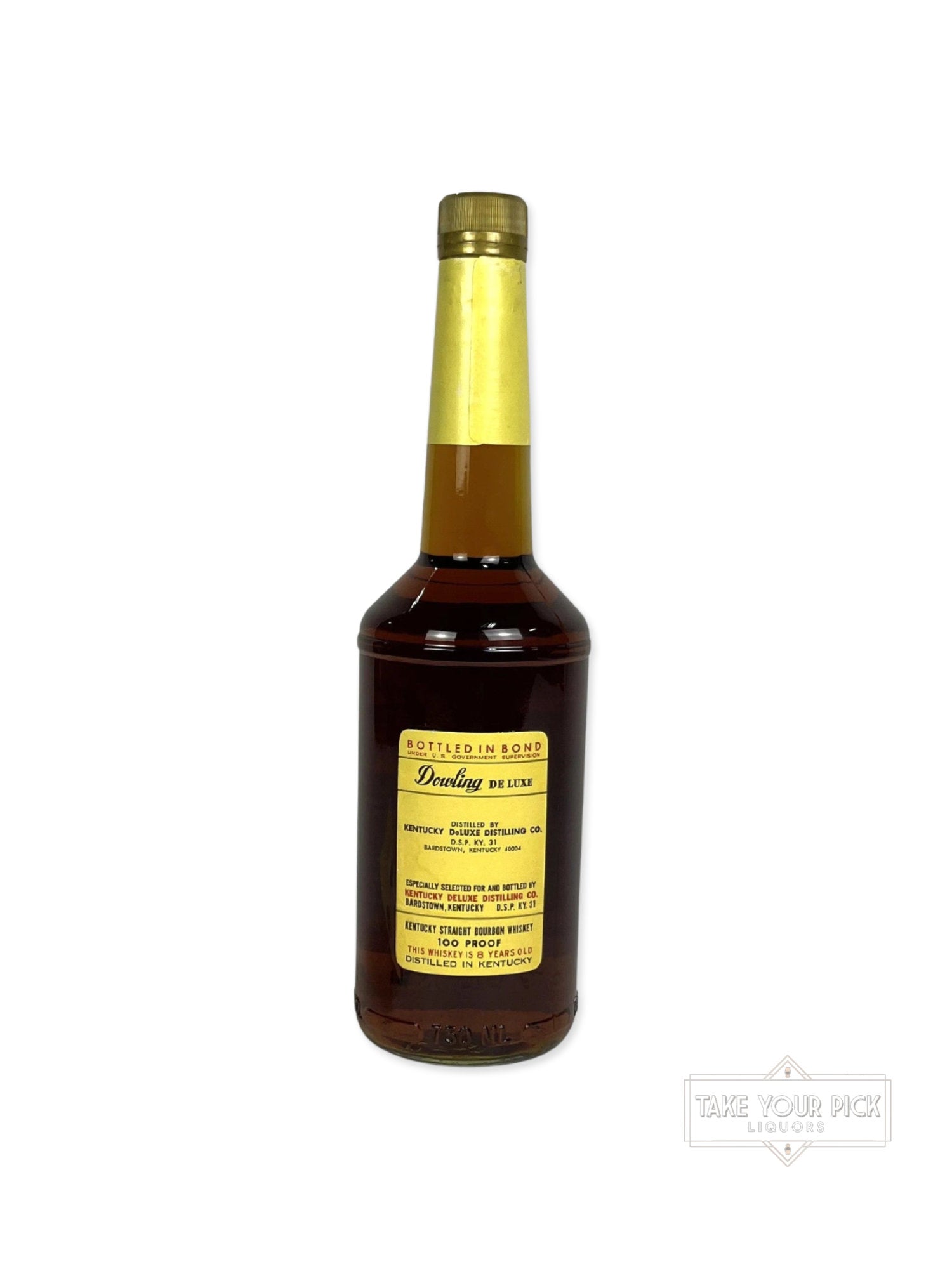 Dowling De Luxe BIB 1994 (pre-fire) - 100 Proof