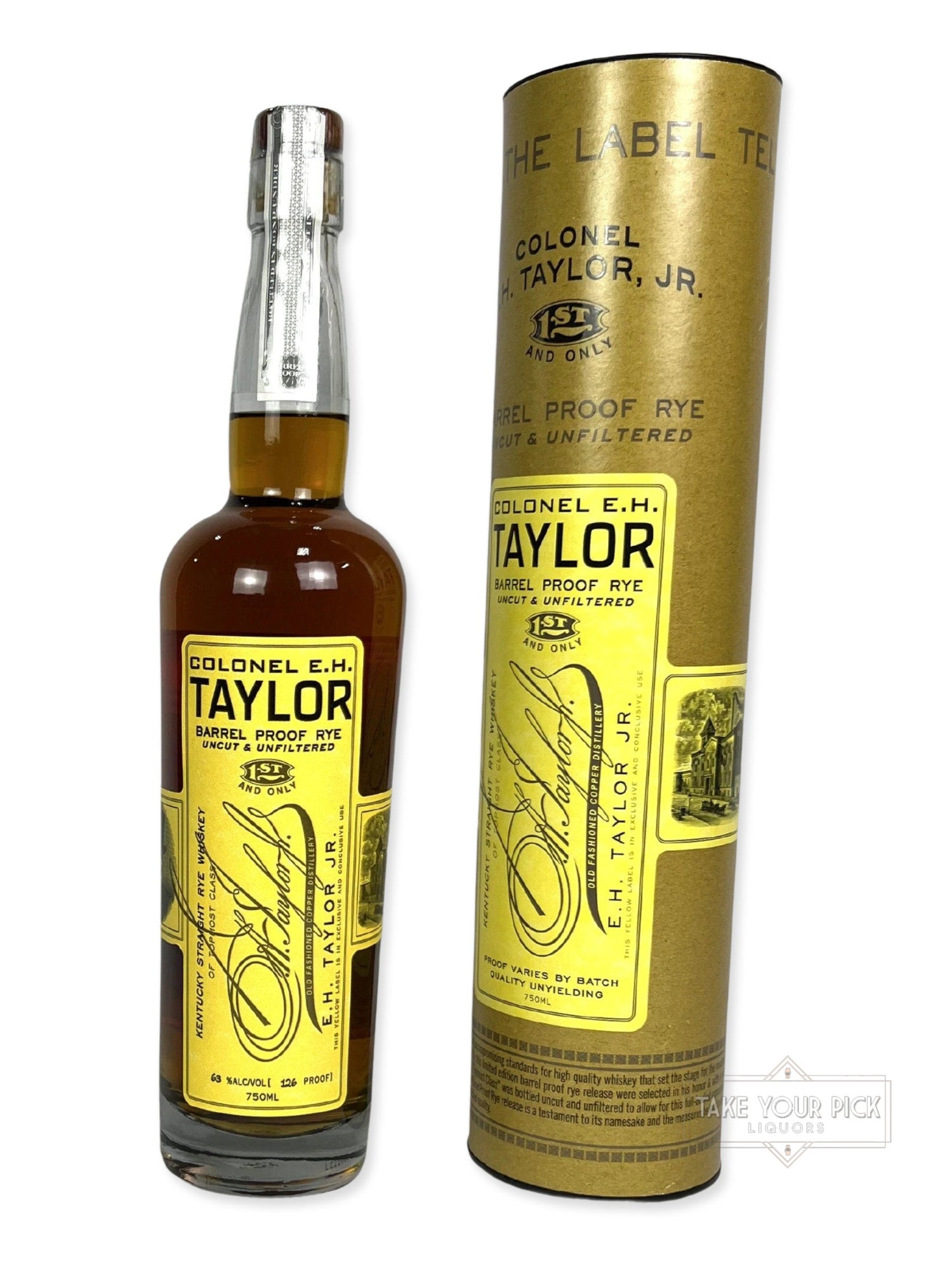 E.H. Taylor Barrel Proof Rye - 126 Proof