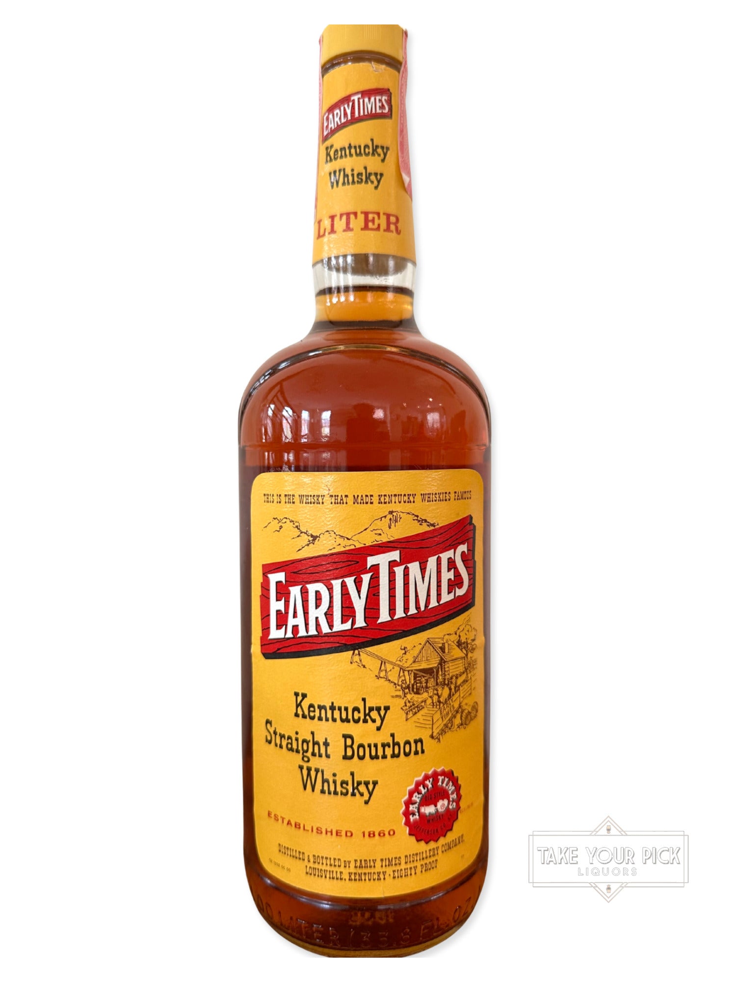 Early Times Kentucky Straight Bourbon Whisky 80 Proof