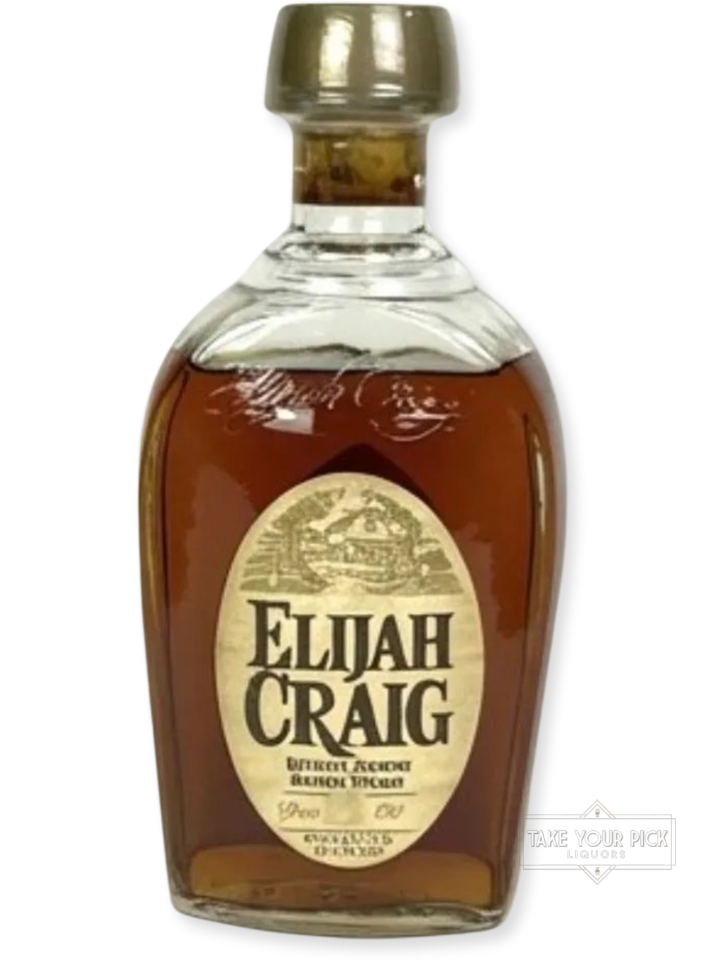 Elijah Craig 12-year 1990 (pre-fire) - 94 Proof - Bottle Front